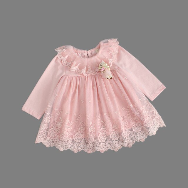 Baby Girls Clothes 1st Birthday Tutu Dress Baptism Party Gown Princess Dresses for 0-2Y
