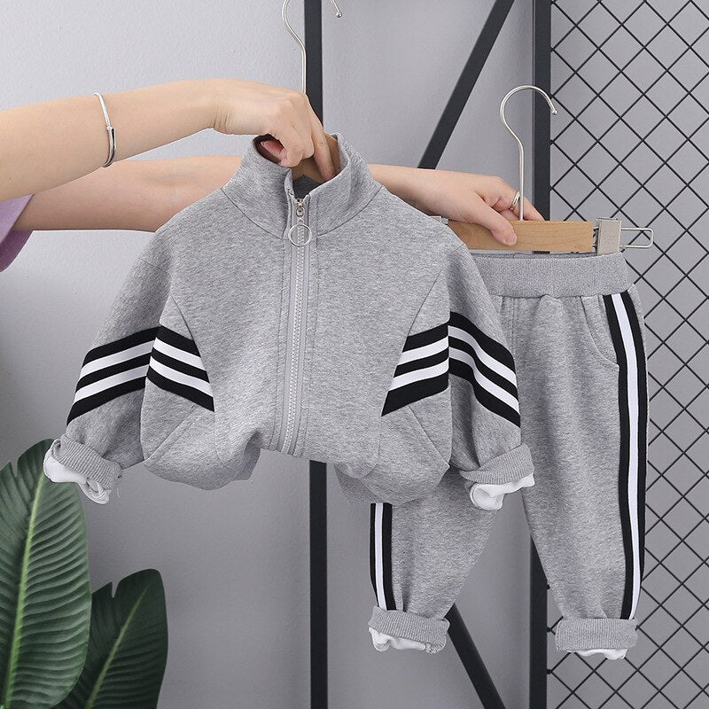 Winter Baby Boy Girls Unisex 2 Piece Set Kids' Sportswear Korean Style